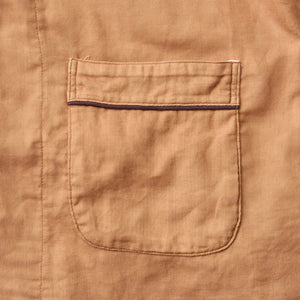 Persimmon-dyed 3 Layered Gauze Pajamas Set [Kyo Wazarashi Mensya]