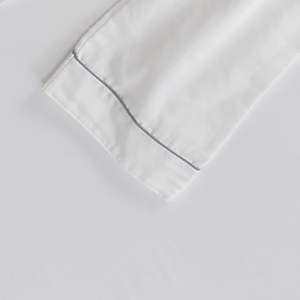 White 2 Layered Gauze Long Pajamas Set [Kyo Wazarashi Mensya]