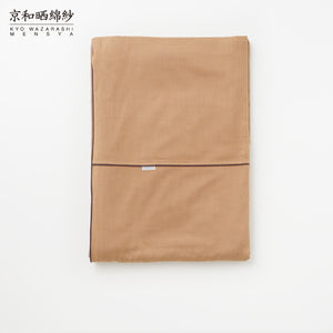Persimmon-dyed 2 Layered Gauze Duvet Cover [Kyo Wazarashi Mensya]