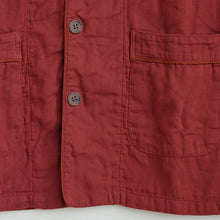 Load image into Gallery viewer, Brick Red 3 Layered Gauze Pajamas Set [Kyo Wazarashi Mensya]
