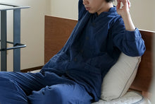 Load image into Gallery viewer, Dark Indigo 3 Layered Gauze Pajamas Set [Kyo Wazarashi Mensya]
