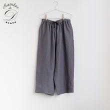 Load image into Gallery viewer, 【Limited Quantity】Dark Purple Linen Long Pants [Chambre de D KYOTO]
