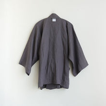 Load image into Gallery viewer, 【Limited Quantity】Dark Purple Linen Short Samue [Chambre de D KYOTO]
