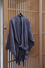 Load image into Gallery viewer, 【Limited Quantity】Dark Purple Linen Short Samue [Chambre de D KYOTO]
