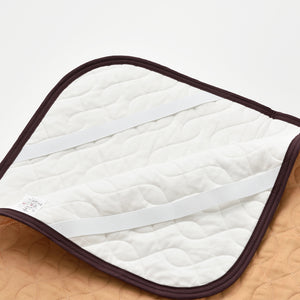 Persimmon-dyed 4 Layered Gauze Bed Pad with Absorbent Cotton [Kyo Wazarashi Mensya]
