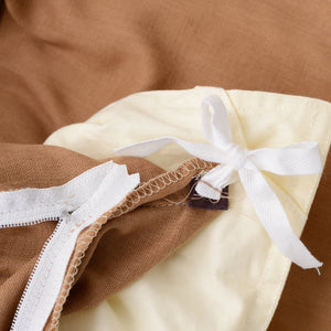 [Customized Size] Persimmon-dyed 2 Layered Gauze Duvet Cover 160x210cm [Kyo Wazarashi Mensya]