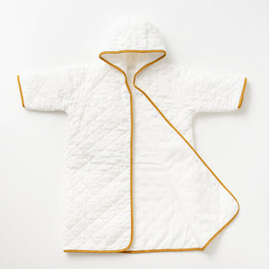 Gauze Baby Hooded Sleeper with Absorbent Cotton [Kyo Wazarashi Mensya]