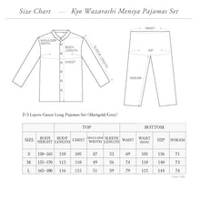Load image into Gallery viewer, 2 Layered Gauze Long Pajamas Set [Kyo Wazarashi Mensya]
