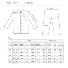 Load image into Gallery viewer, 2 Layered Gauze Pajamas Set [Kyo Wazarashi Mensya]
