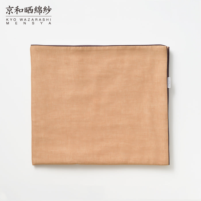 Persimmon-dyed 5 Layered Gauze Bath Towel 80x140cm [Kyo Wazarashi Mensya]