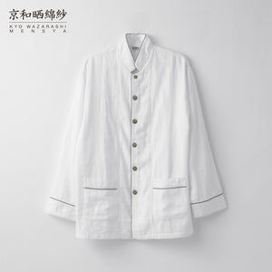 White 3 Layered Gauze Pajamas Set [Kyo Wazarashi Mensya]